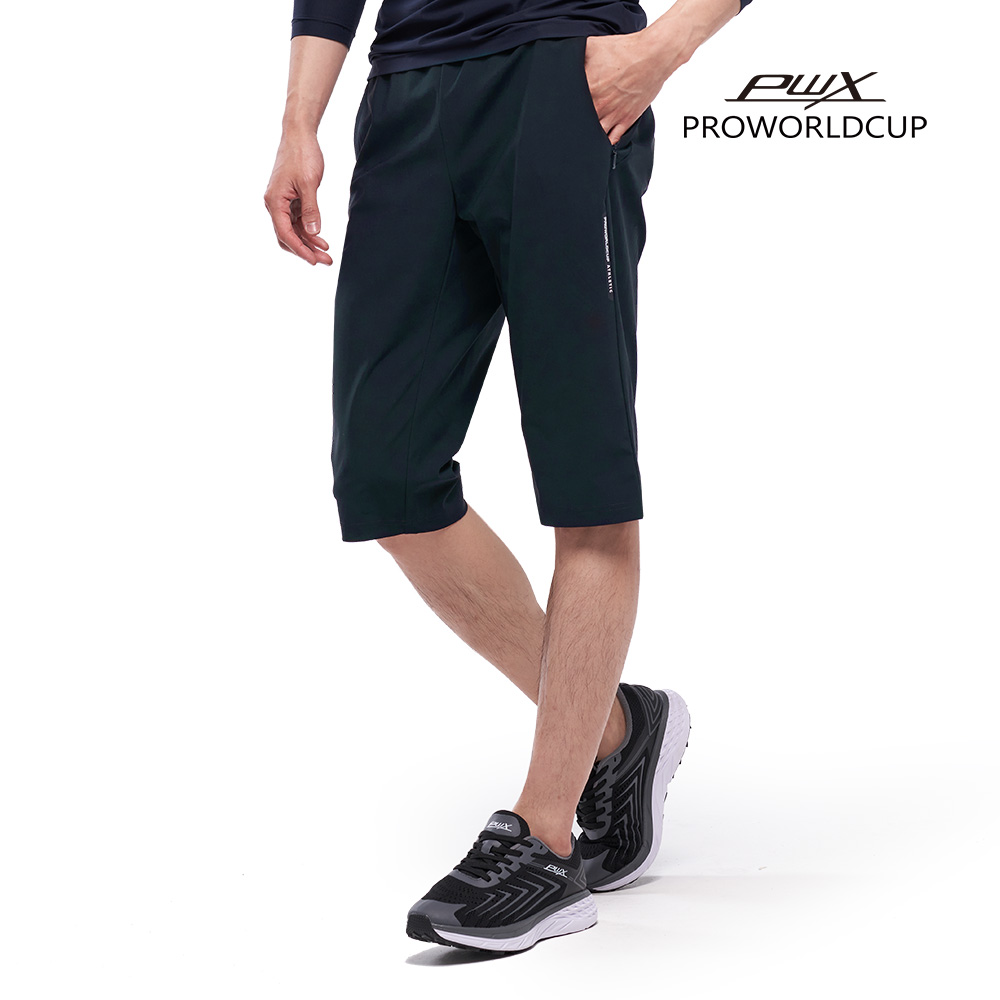 [PWX]Q222-4527-1DN 남성 트레이닝 7부 팬츠 - 상품 이미지