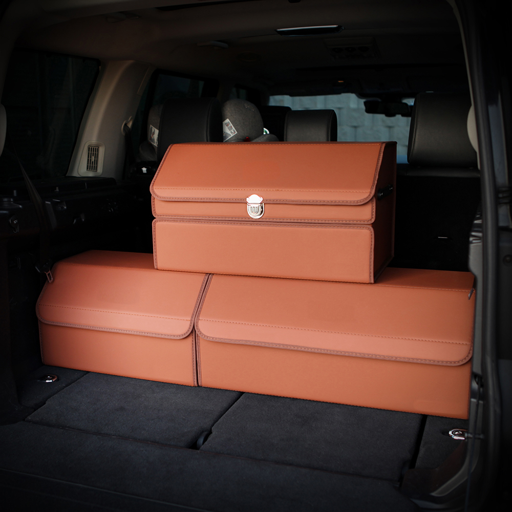 엠노블 트렁크정리함 가죽 소형 자동차 세차용품가방 차량용 악세사리 차 신발장