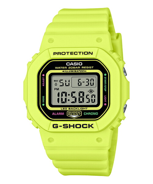 카시오 CASIO 지샥 에너지팩 옐로우 GMD-S5600EP-9JF 캐주얼 손목시계