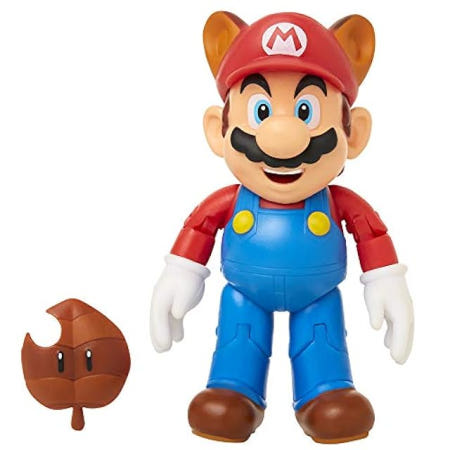 Super Mario [해외]슈퍼마리오 피규어 슈퍼나뭇잎 너구리마리오