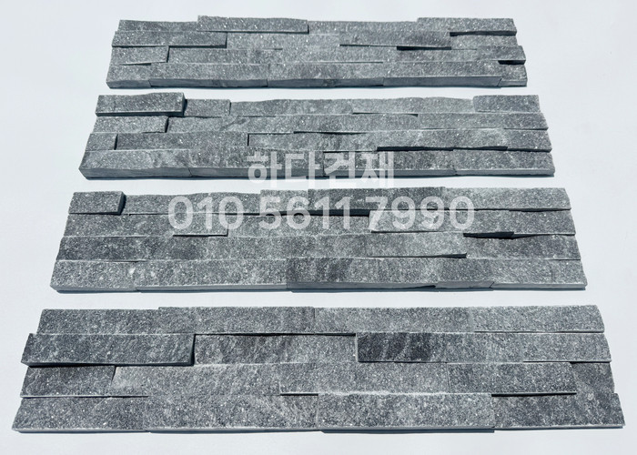 마블금강석 500x100x20T 블랙 / 하다건재 천연석