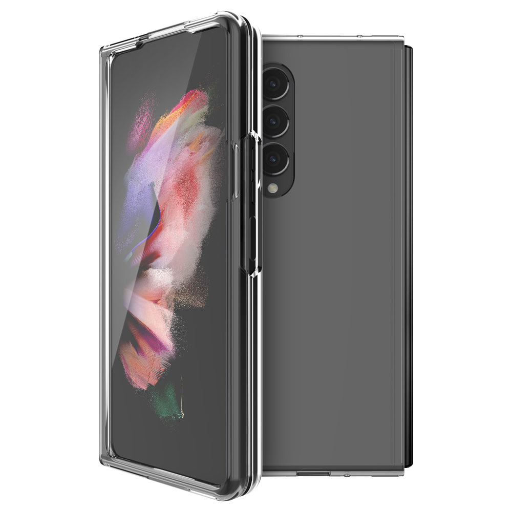 갤럭시 Z폴드6 이터널 투명 슬림 하드 PC 휴대폰 케이스 투명 - 상품 이미지