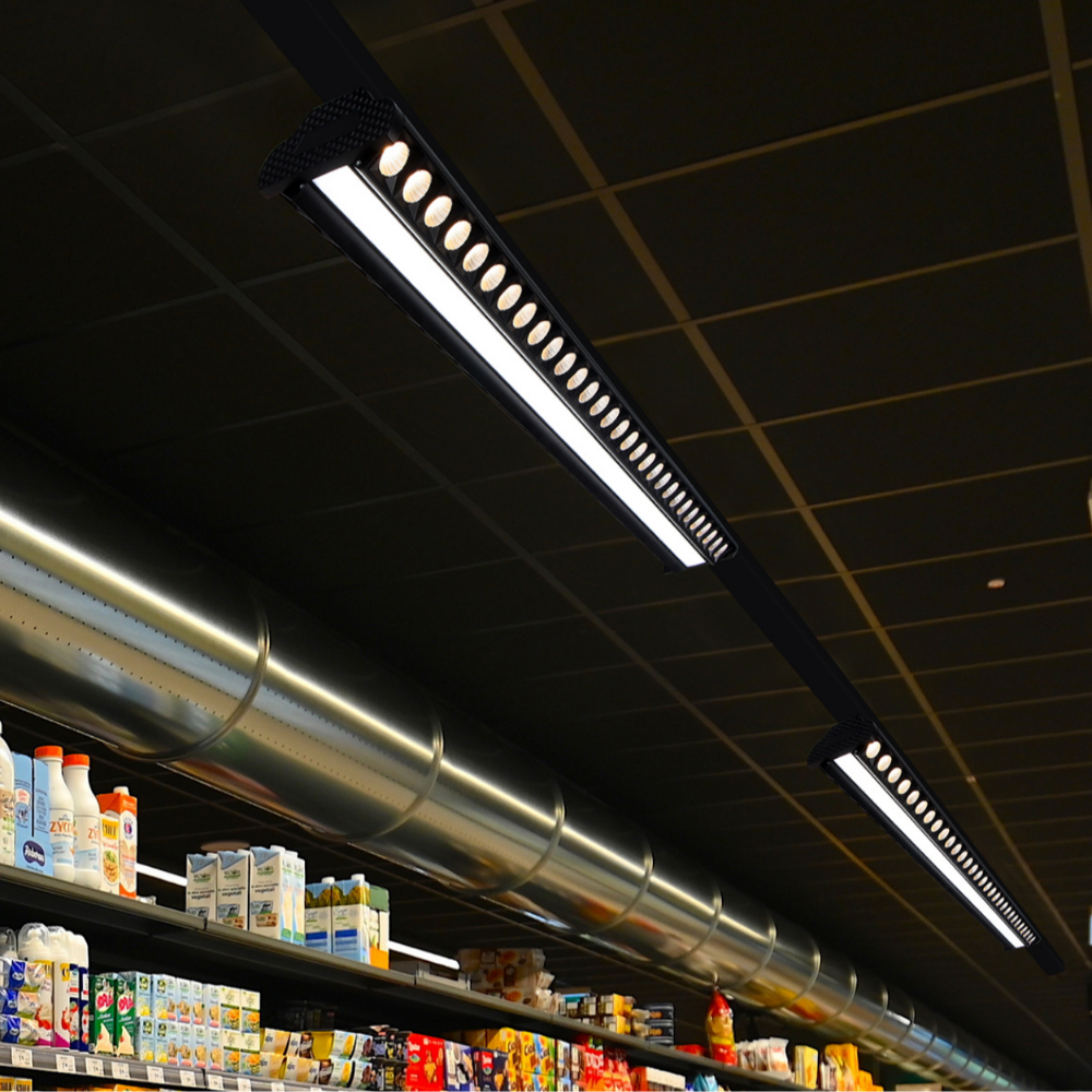 레일등 LED 150W 레일 라인조명 조명 레일전등 블랙 - 상품 이미지