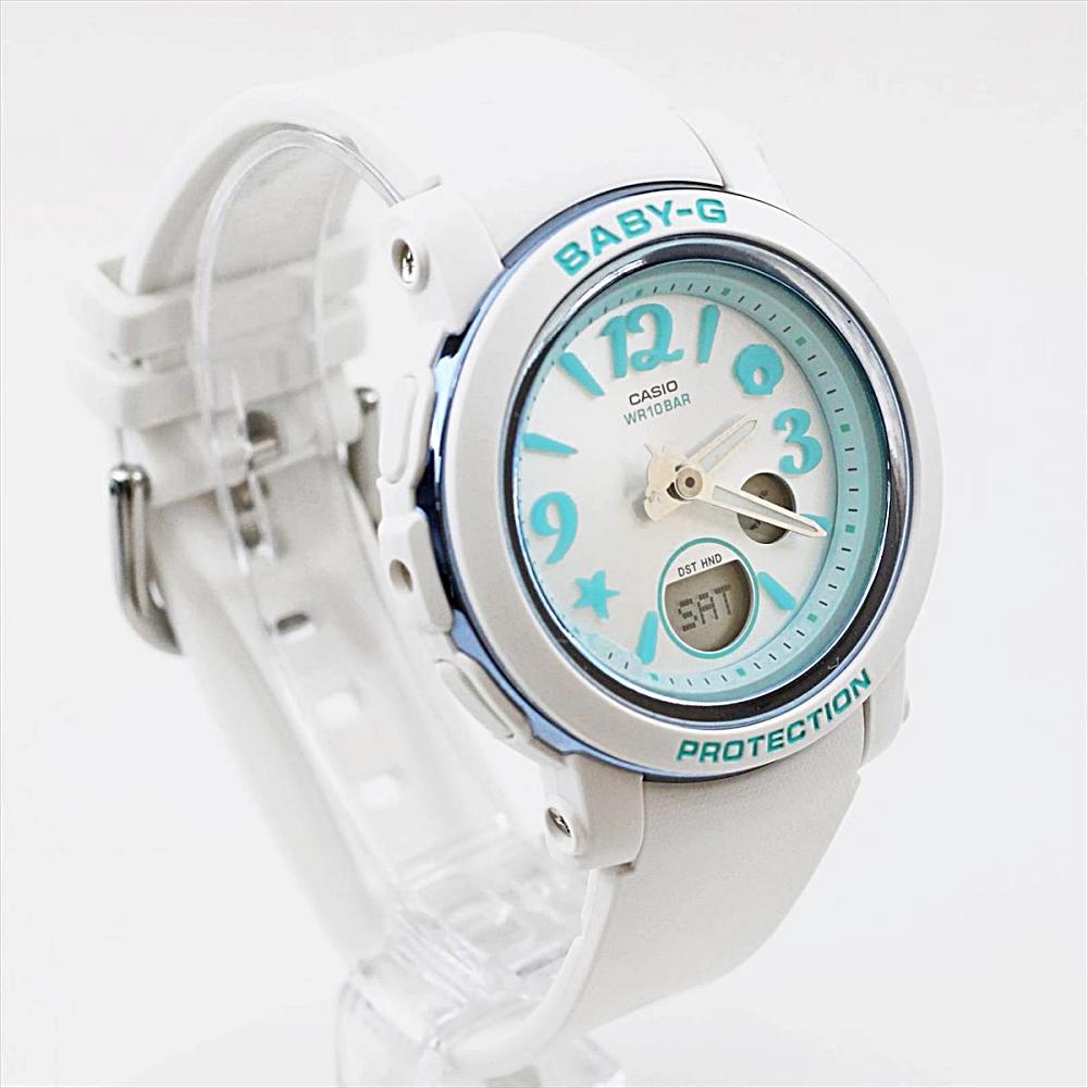 카시오 CASIO 베이비지 화이트 블루 BGA-290US-2AJF 여자 손목 캐주얼 시계 - 상세 이미지 4