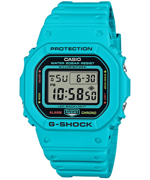 카시오 CASIO 지샥 에너지팩 블루 DW-5600EP-2JF 캐주얼 손목시계