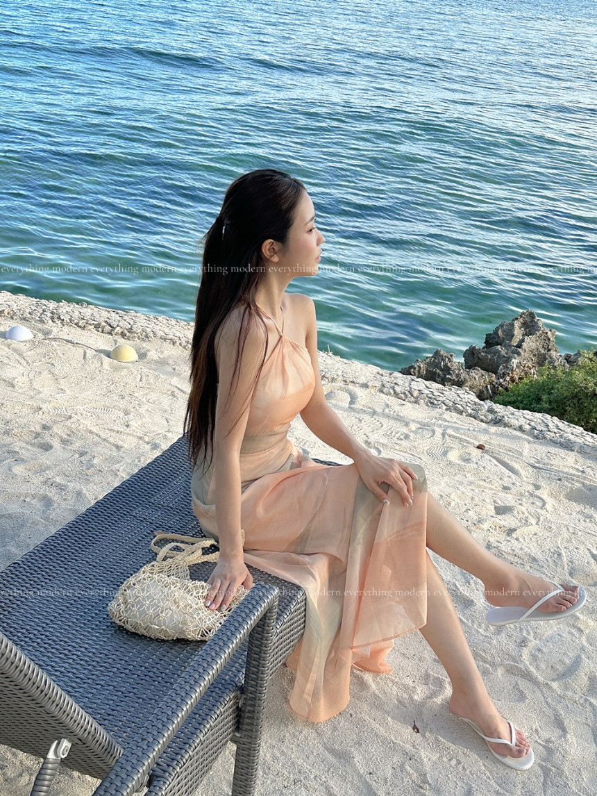 ✨휴양지룩✨M-L 샤인 휴양지 비치 롱 원피스 상세 이미지 28