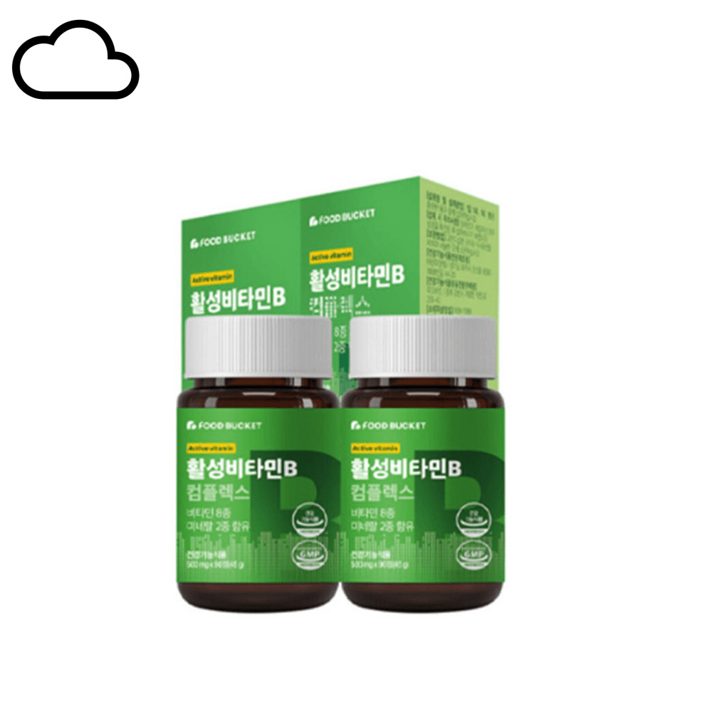 푸드버킷 활성 비타민B 콤플렉스 180정 비오틴 : 클라우드코리아