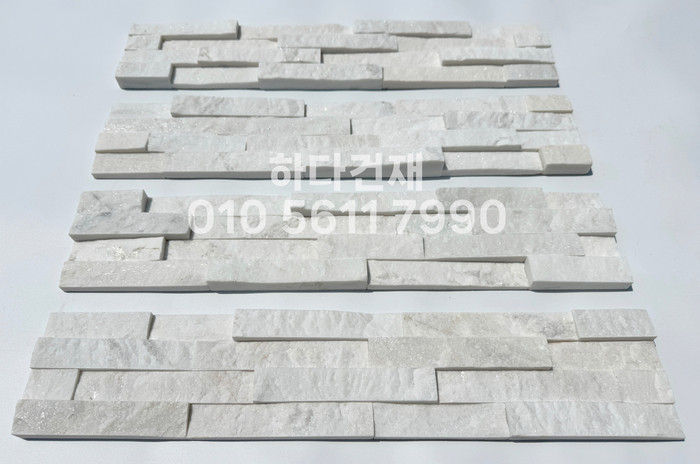 마블금강석 500x100x20T 화이트 / 하다건재 천연석