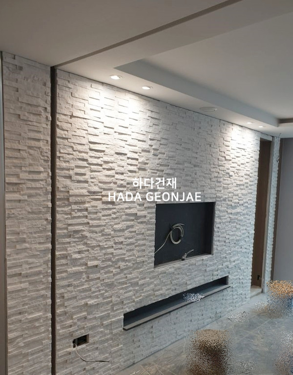 마블금강석 500x100x20T 화이트 / 하다건재 천연석