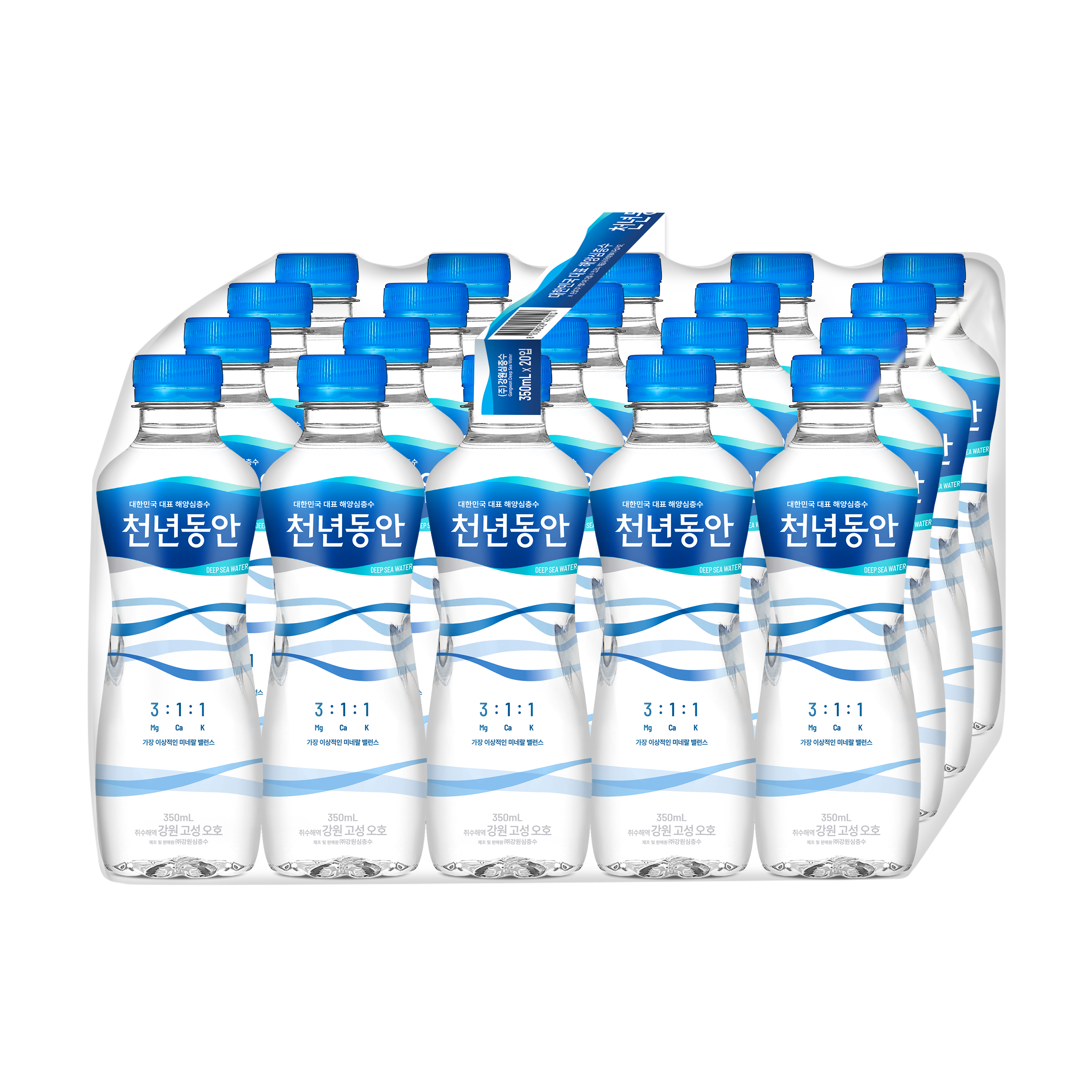 천년동안 해양심층수 미네랄워터 물 350ml, 20개 - 상세 이미지 2