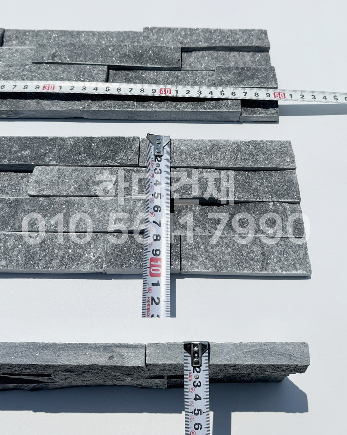 마블금강석 500x100x20T 블랙 / 하다건재 천연석