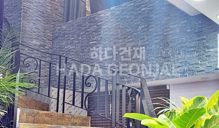 마블금강석 500x100x20T 블랙 / 하다건재 시공사례