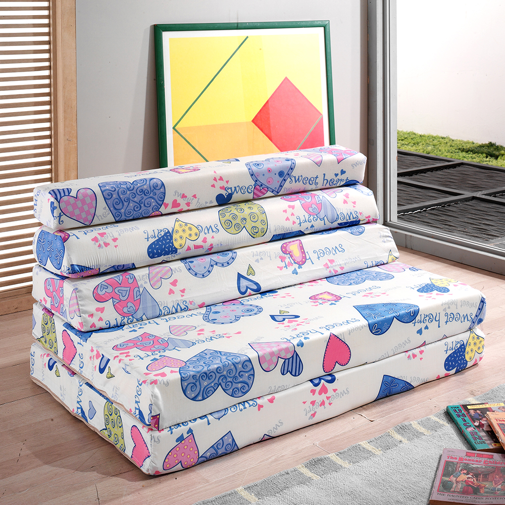 서광퍼니처 편안존 5단 접이식 침대 바닥 토퍼 매트리스 소파베드 9cm S