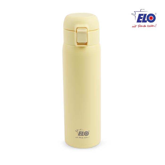 ELO 원터치 보온병 500ml 페일옐로우 - 상품 이미지