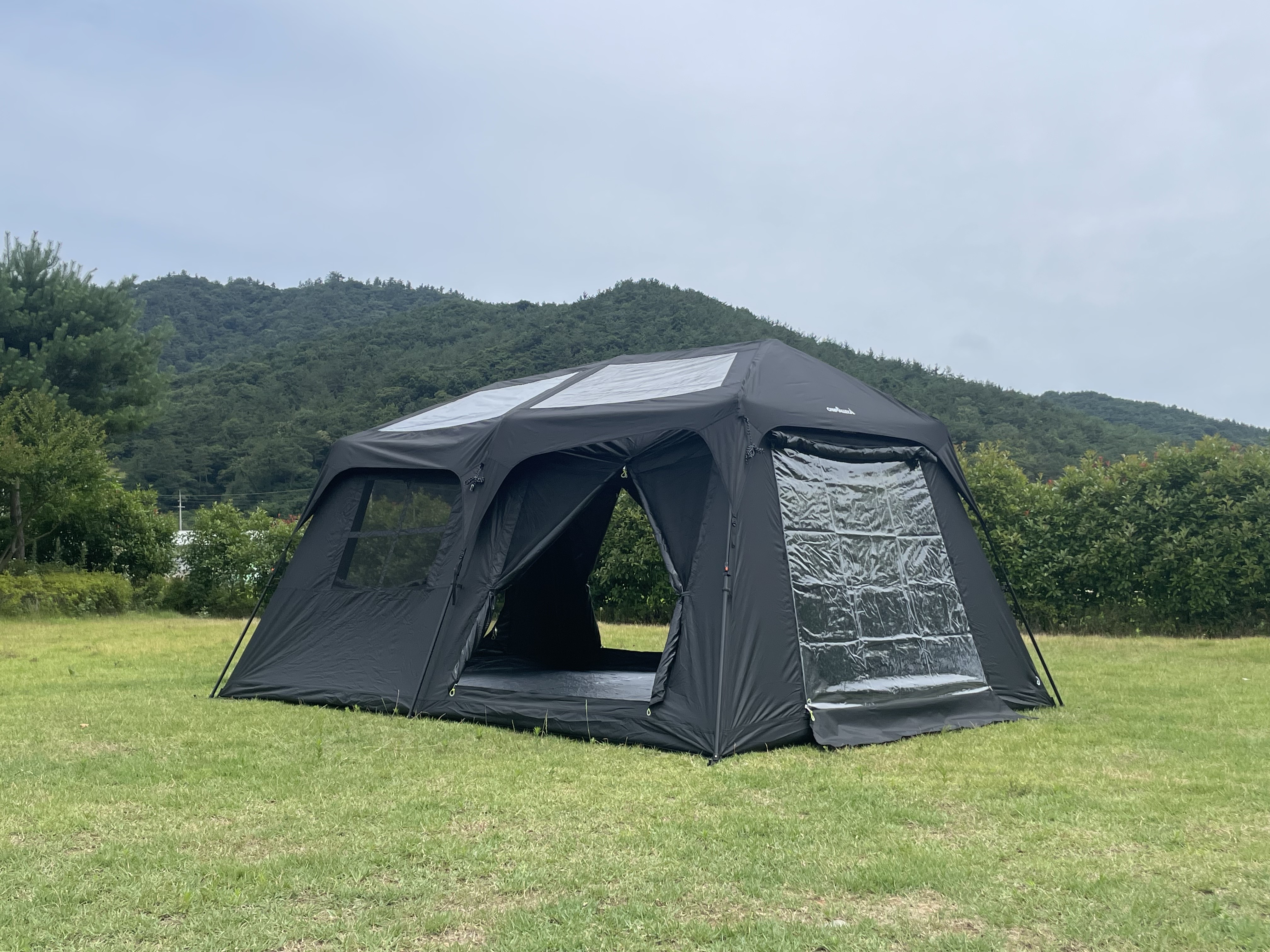 오패캐 420 본체 쉘터형 텐트형 아이보리 원터치 리빙쉘 사계절 가족 자동 오토