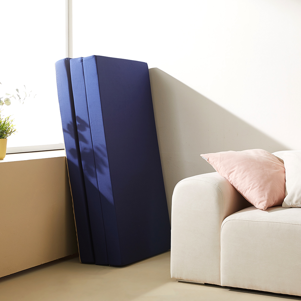 서광퍼니처 편안존 3단 접이식 바닥 토퍼 매트리스 9cm