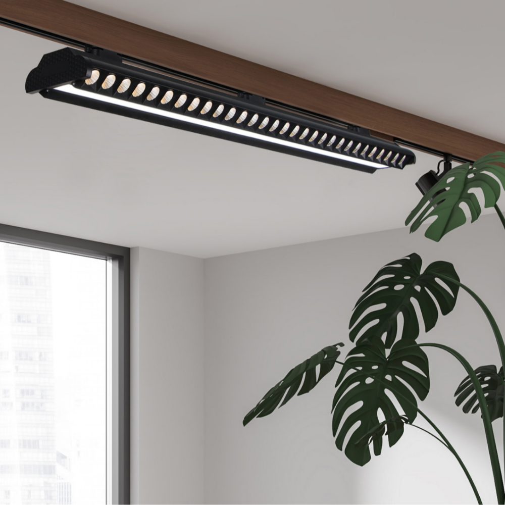 레일등 LED 150W 레일 라인조명 조명 레일전등 블랙 - 상세 이미지 2