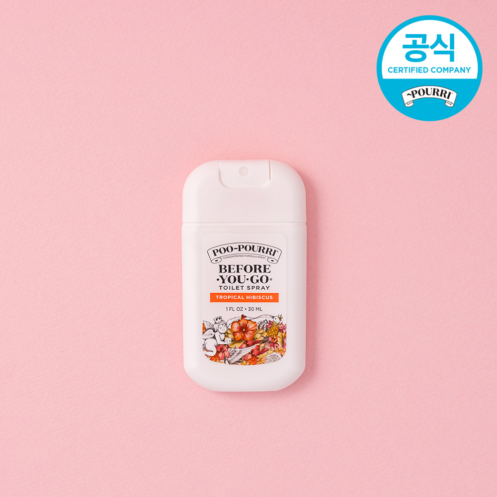 푸푸리 토일렛 퍼퓸 화장실 냄새 차단 방향제 똥냄새 제거 트로피칼 히비스커스, 30ml, 1개 - 상세 이미지 2