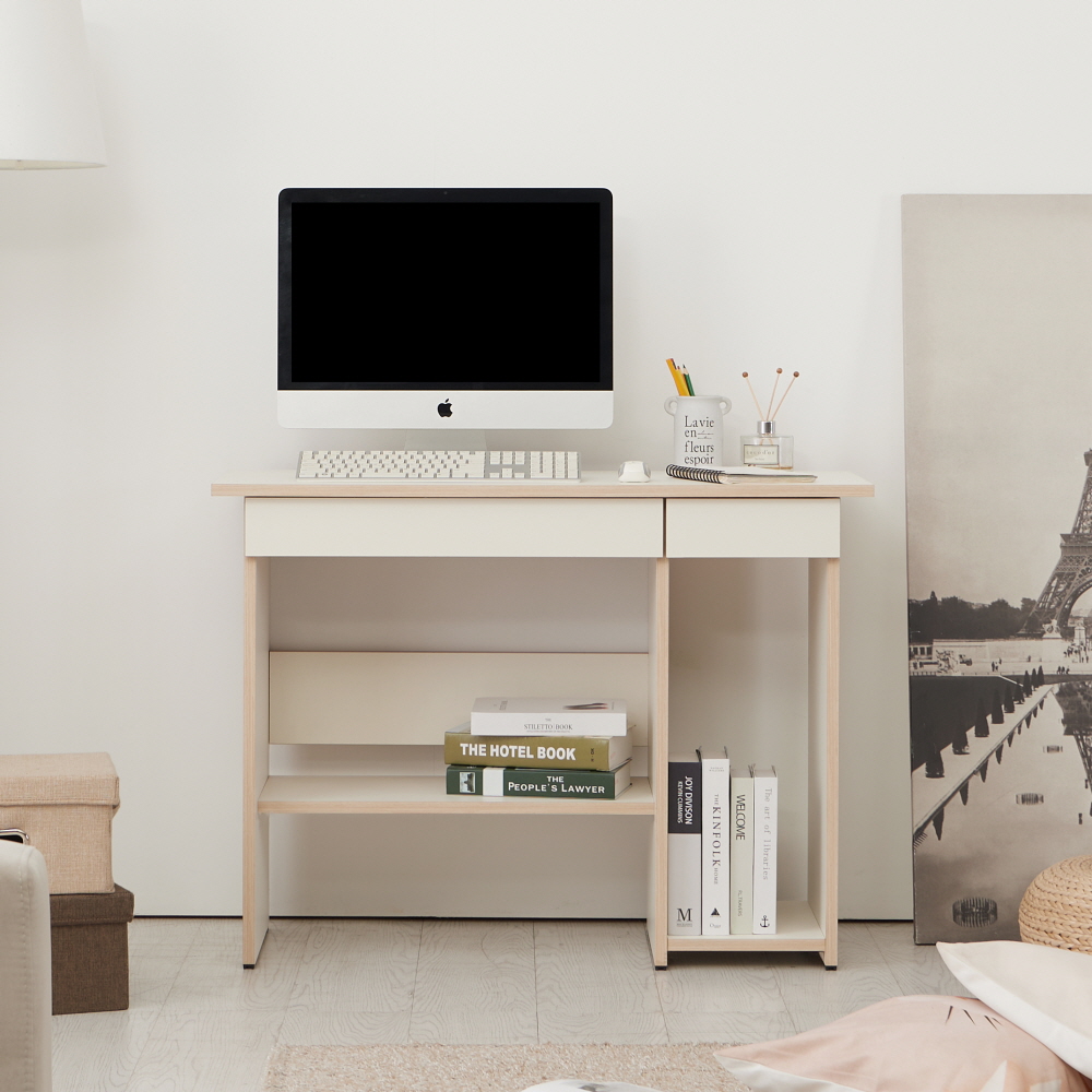 1인용 컴퓨터 책상 수납 테이블 미니 책상 게이밍 데스크 학생 공부 탁자