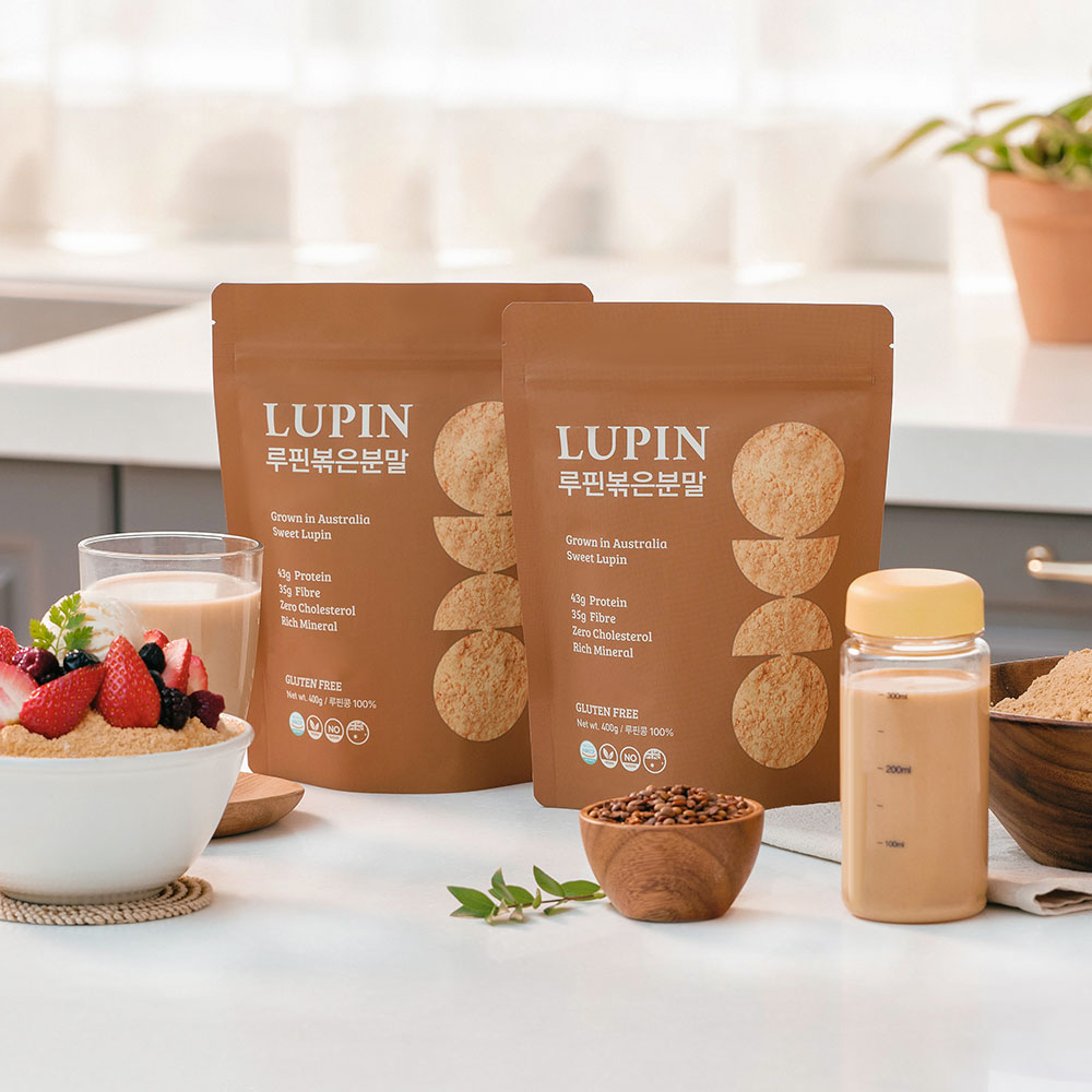 루피니빈 루핀볶은분말 가루 2400g 다이어트 쉐이크 아침 식사대용 선식(400gx6팩)