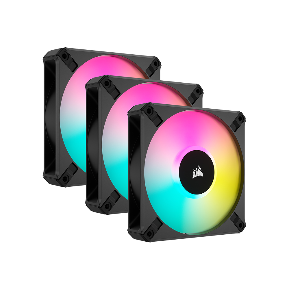 커세어 iCUE AF120 RGB ELITE 120mm 시스템 쿨러 블랙 3Pack Node Core XT[0154] - 상세 이미지 5