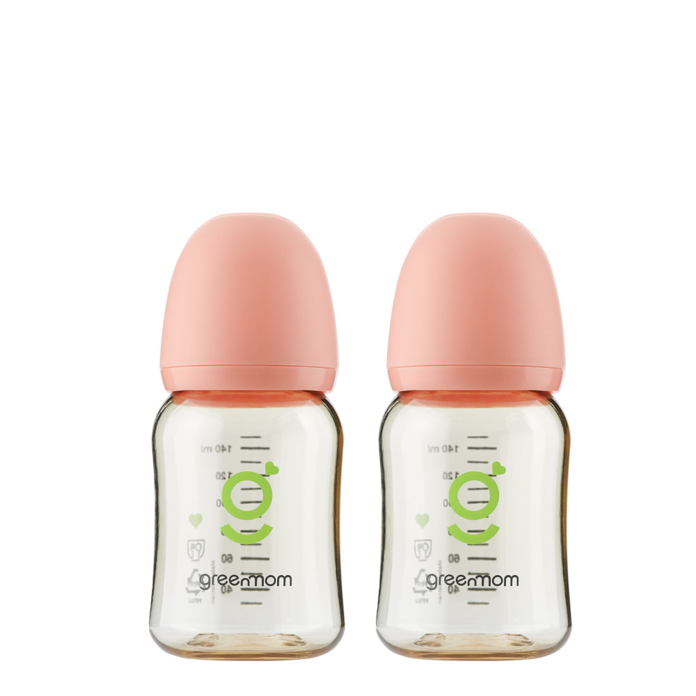 [트윈팩] 그린맘 베이직 PPSU 슬림형 150ml 노꼭지 젖병 이미지 2