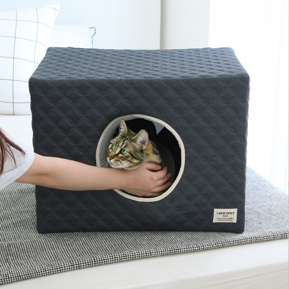 초코펫 고양이 숨숨집 다기능 캣하우스 2.0 반영구 스크래쳐 해먹