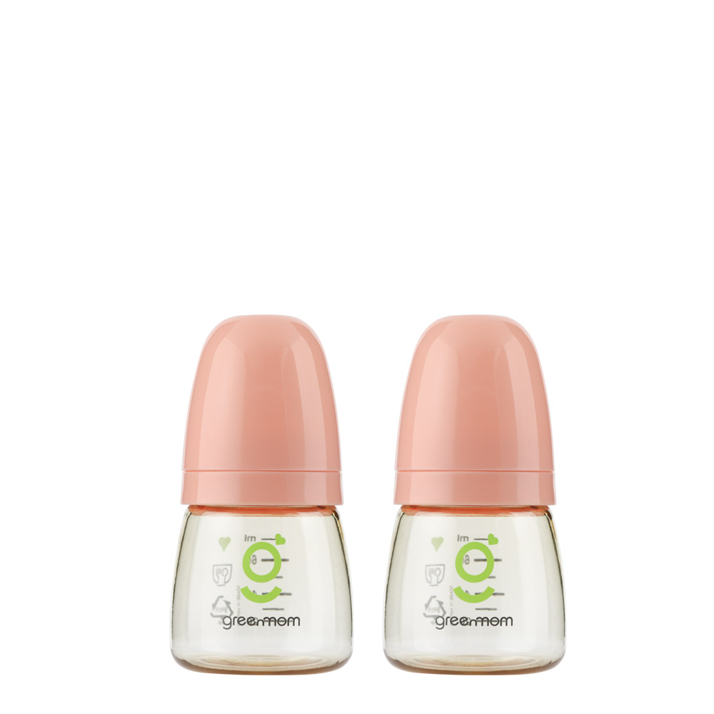 [트윈팩] 그린맘 베이직 PPSU 슬림형 60ml 노꼭지 젖병 - 상세 이미지 2