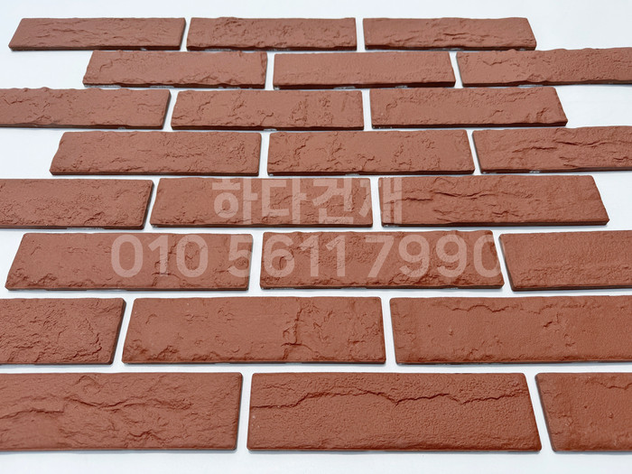 포시즌 세라믹타일 230x60x8T 레드 (적밤색) / 하다건재