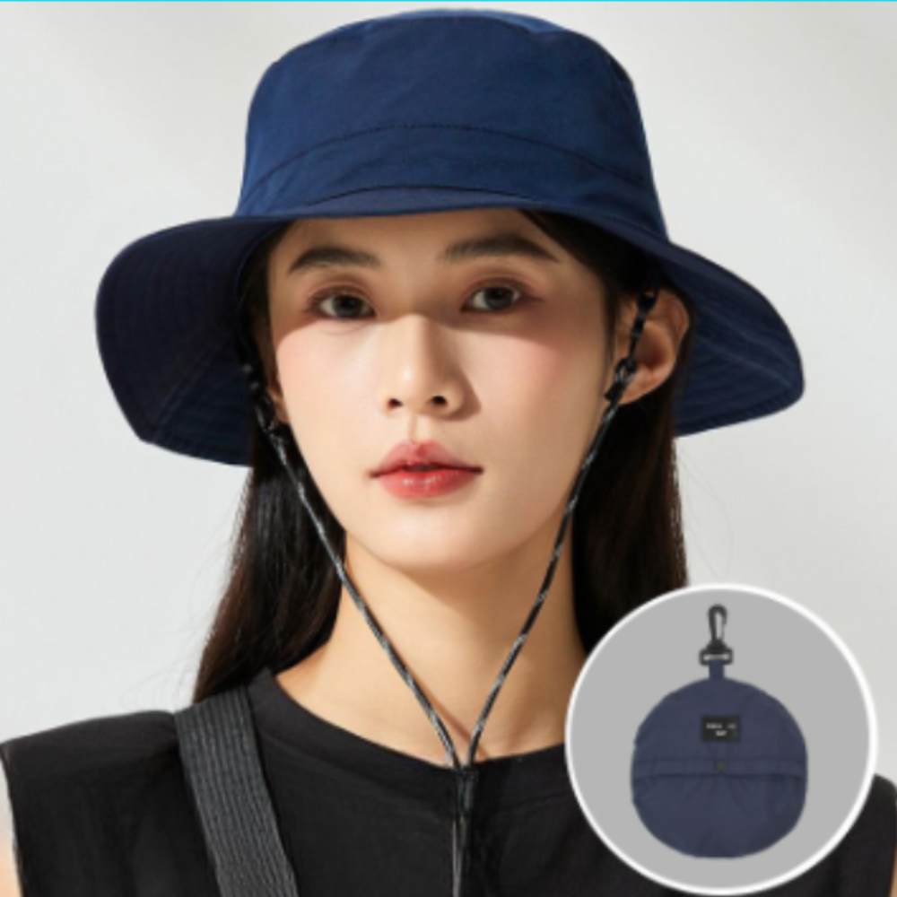 1+1 챙넓은 버킷햇 사파리 남성 여성 밀짚 어부 서핑 캠핑 여행 휴가지 - 상세 이미지 4