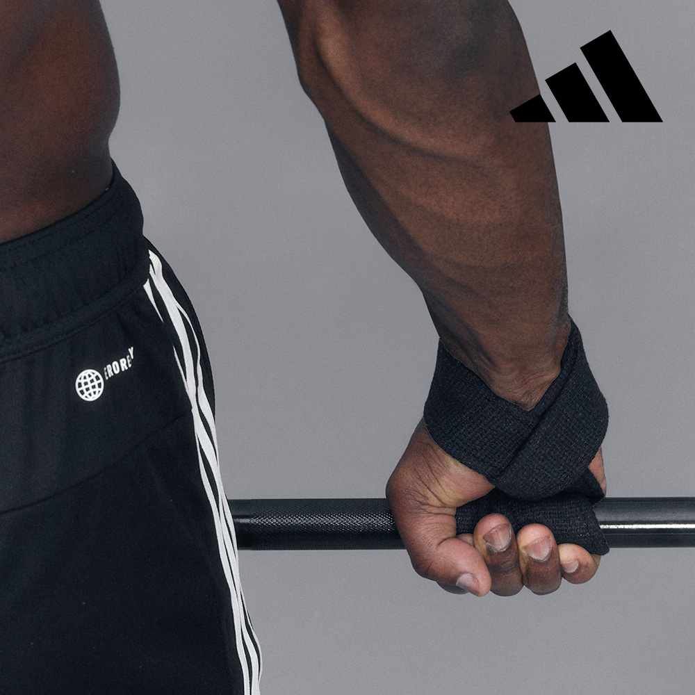 아디다스 리프팅 면 헬스 스트랩 역도 데드리프트 크로스핏 손목 보호대 아대 밴드 헬스용품 이미지 4