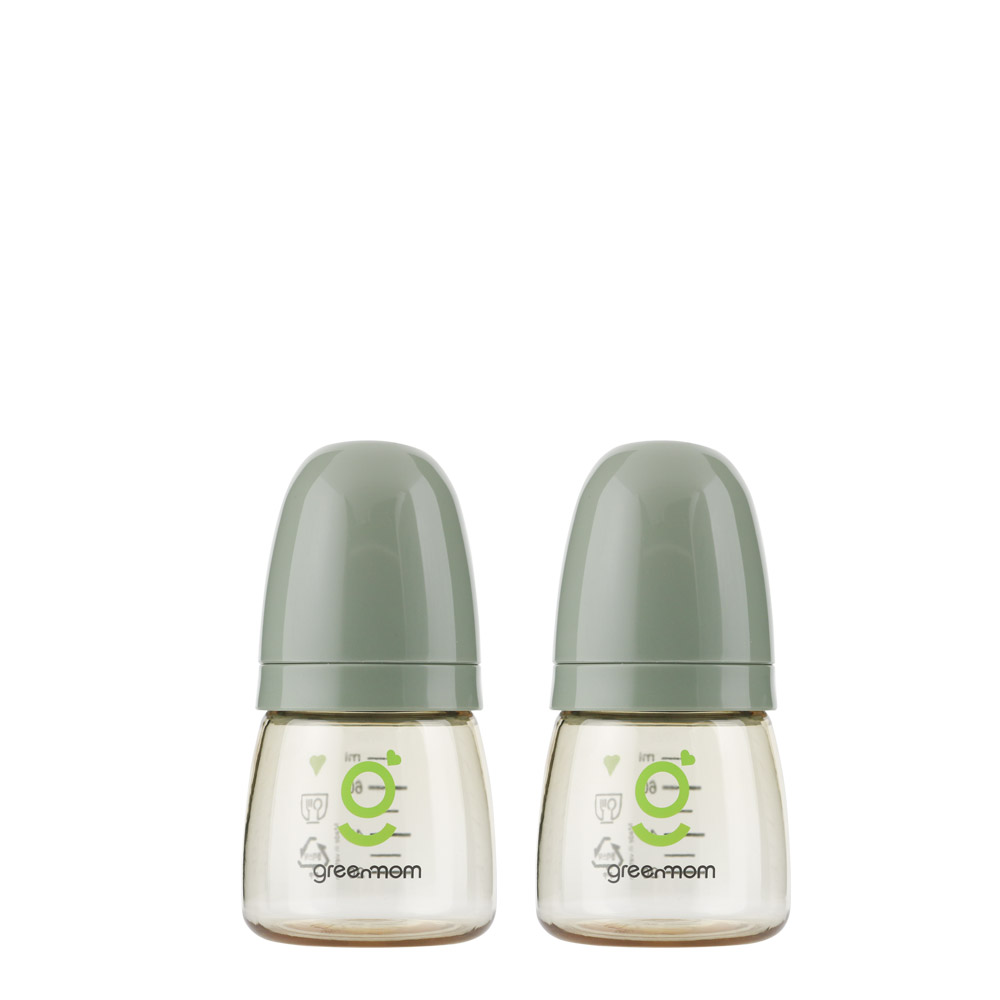 [트윈팩] 그린맘 베이직 PPSU 슬림형 60ml 노꼭지 젖병 - 상세 이미지 3
