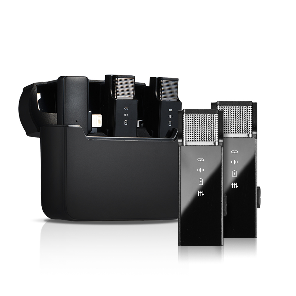 미로라이브 4채널 무선 핀 마이크 와이어리스 쿼드 유튜브 스마트폰 강의용 방송용 휴대용