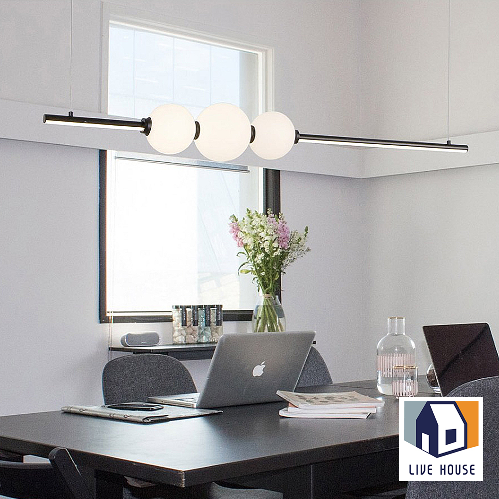 LED 일자 펜던트 조명 주방 식탁등 전등 - 메인 이미지