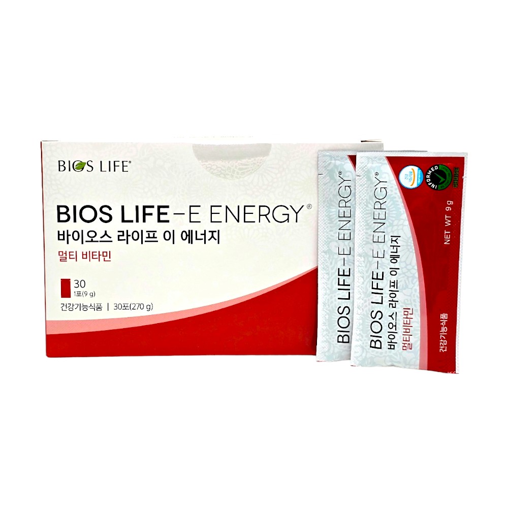 바이오스 라이프 이 에너지 멀티비타민 9g x 30포, 1개 : 트리원2