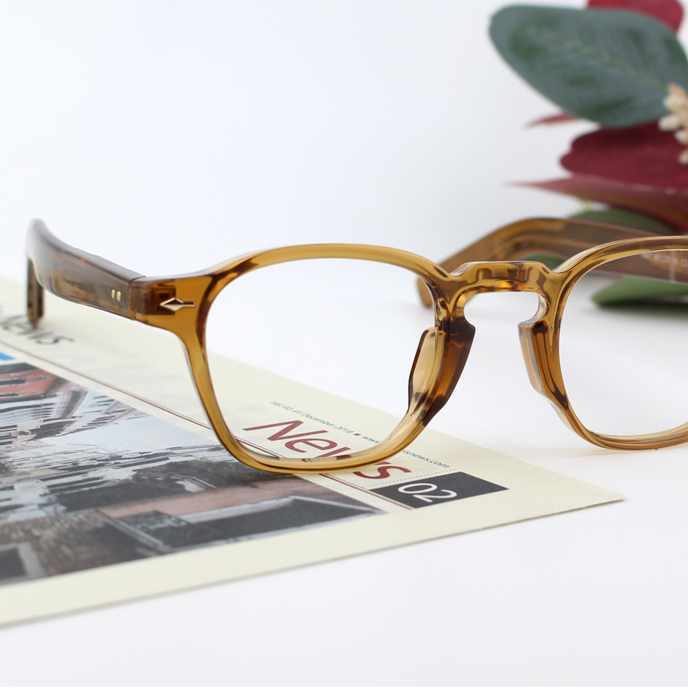 자크 제피린 블루라이트차단안경 GD 투명 뿔테안경 변색렌즈 연예인 안경테