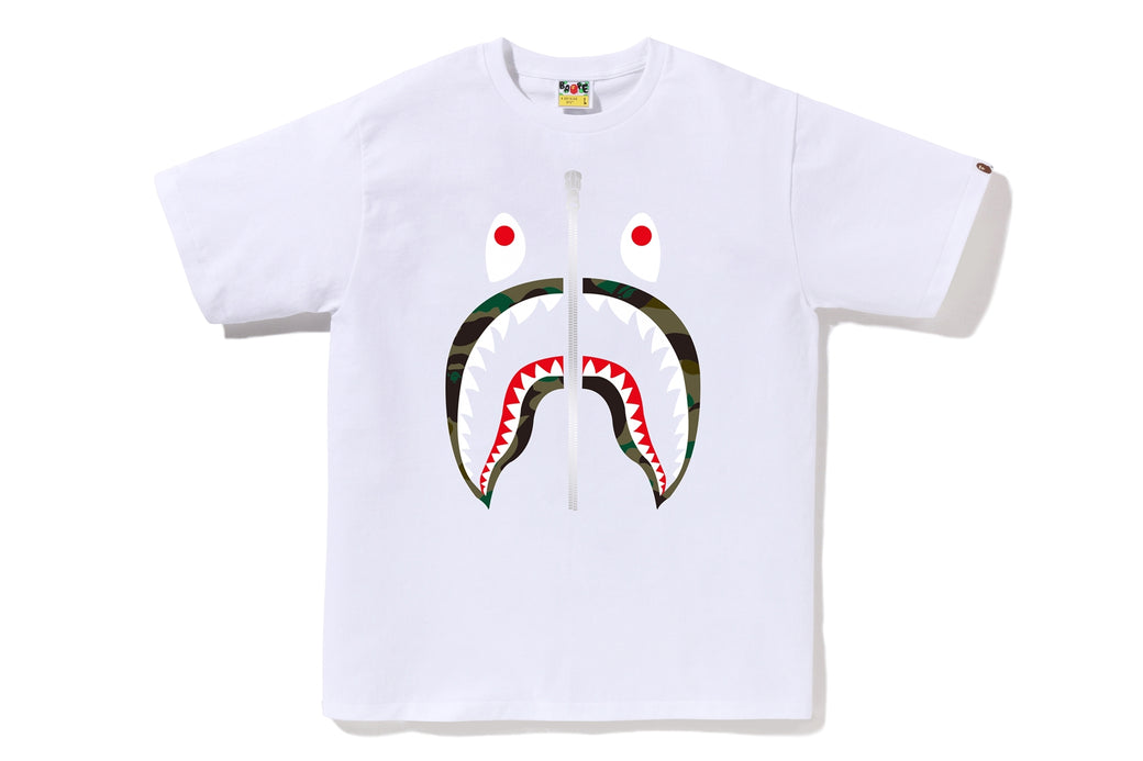 베이프 반팔티 MEN 1ST CAMO SHARK 1K80-110-013 - 상세 이미지 4