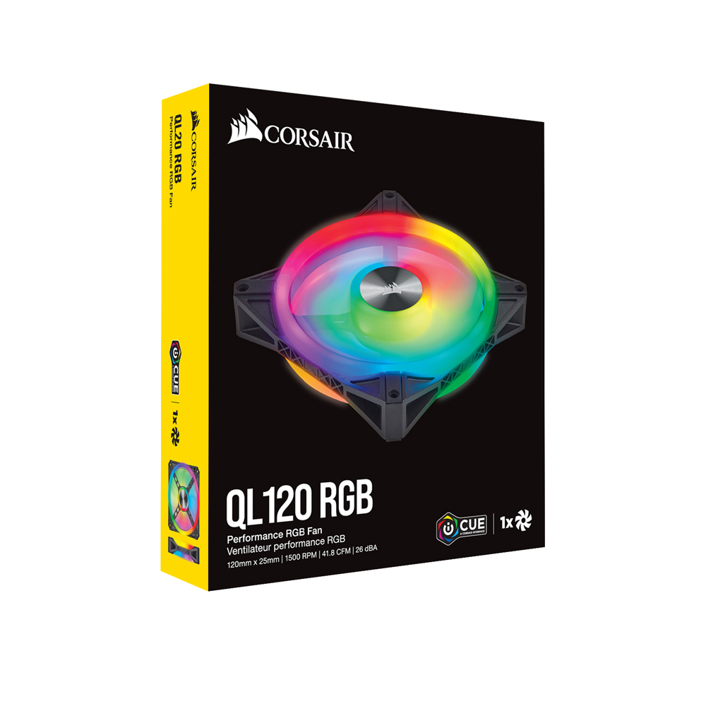 커세어 iCUE QL120 RGB 120mm 시스템 쿨러 블랙 1Pack[0097] - 상세 이미지 4