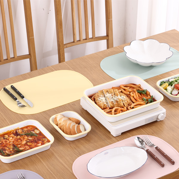 까사밀라 실리콘 식탁 매트 테이블 파스텔컬러 - 상세 이미지 5