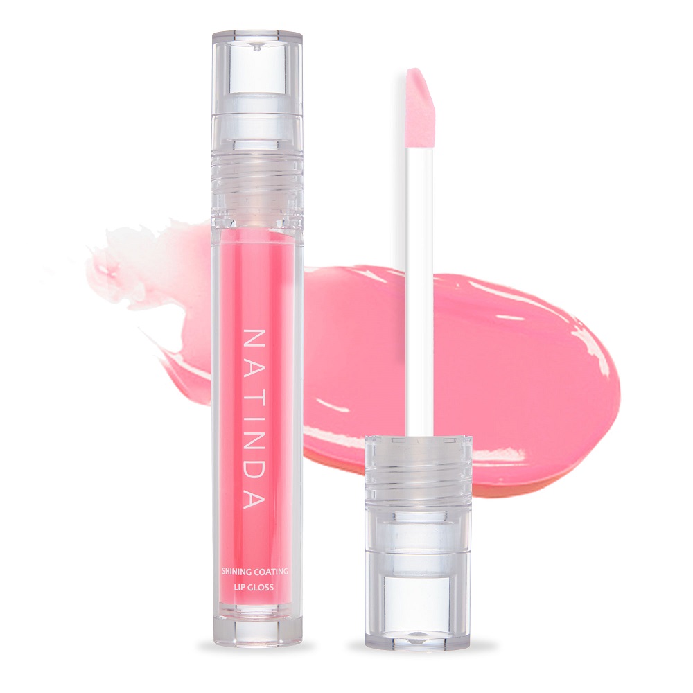 나틴다 입술보습 샤이닝 코팅 립글로즈 4ml 6종 식물성오일 입술볼륨감 - 상세 이미지 4