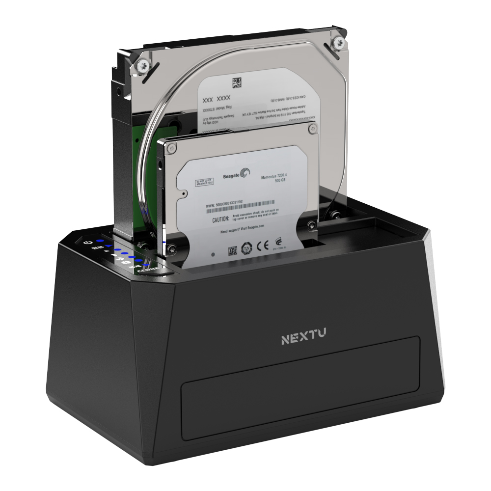 크발소 2베이 SSD HDD 하드 도킹스테이션 하드카피 복사기 - 상세 이미지 2