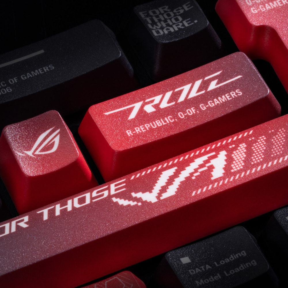 ROG Dye-Sub PBT 키캡 세트