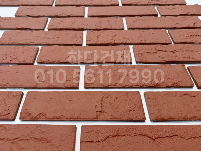 포시즌 세라믹타일 230x60x8T 레드 (적밤색) / 하다건재