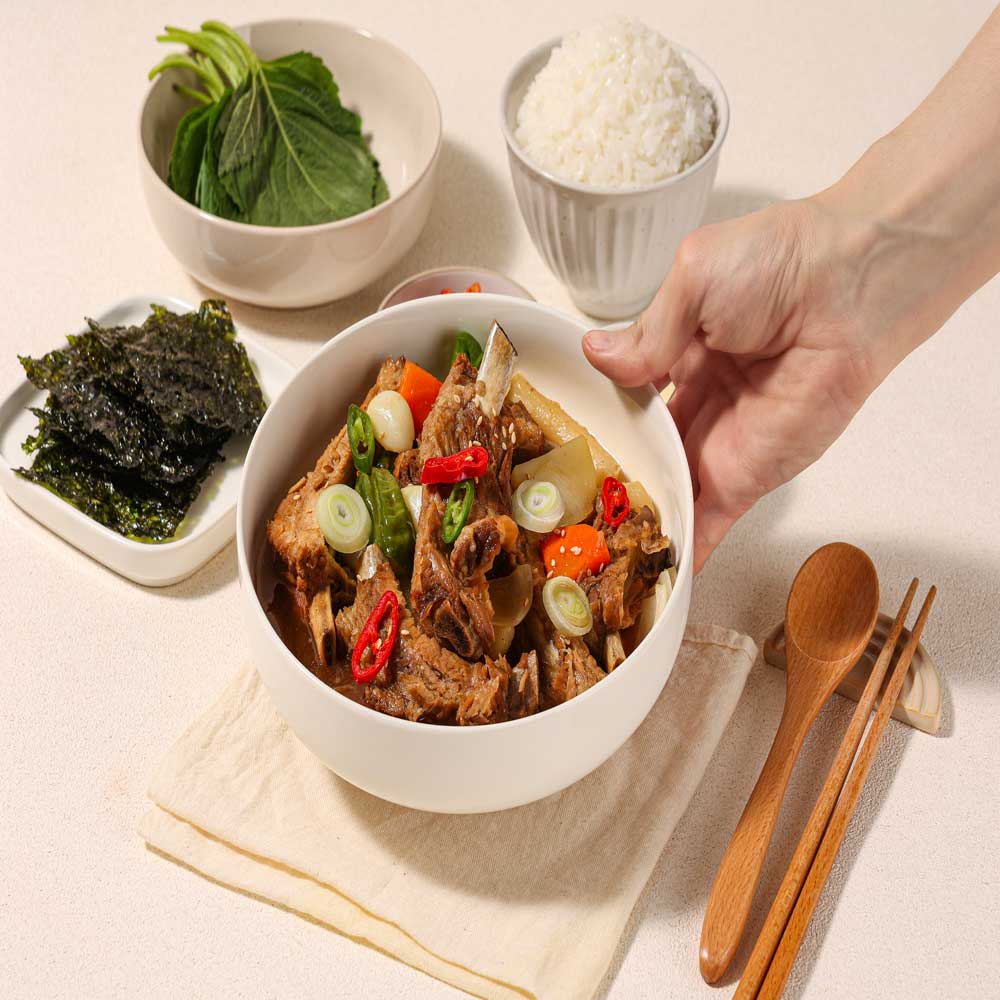 [에버미트] 간편조리 OK 왕푸짐한 혜자로운 돼지 등갈비찜 500g - 상세 이미지 4