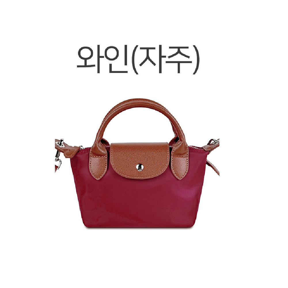 고급스러운 미니 토트백 세련된 여성 핸드백 작은 소형 가벼운 토트 크로스백 가방 - 상세 이미지 3