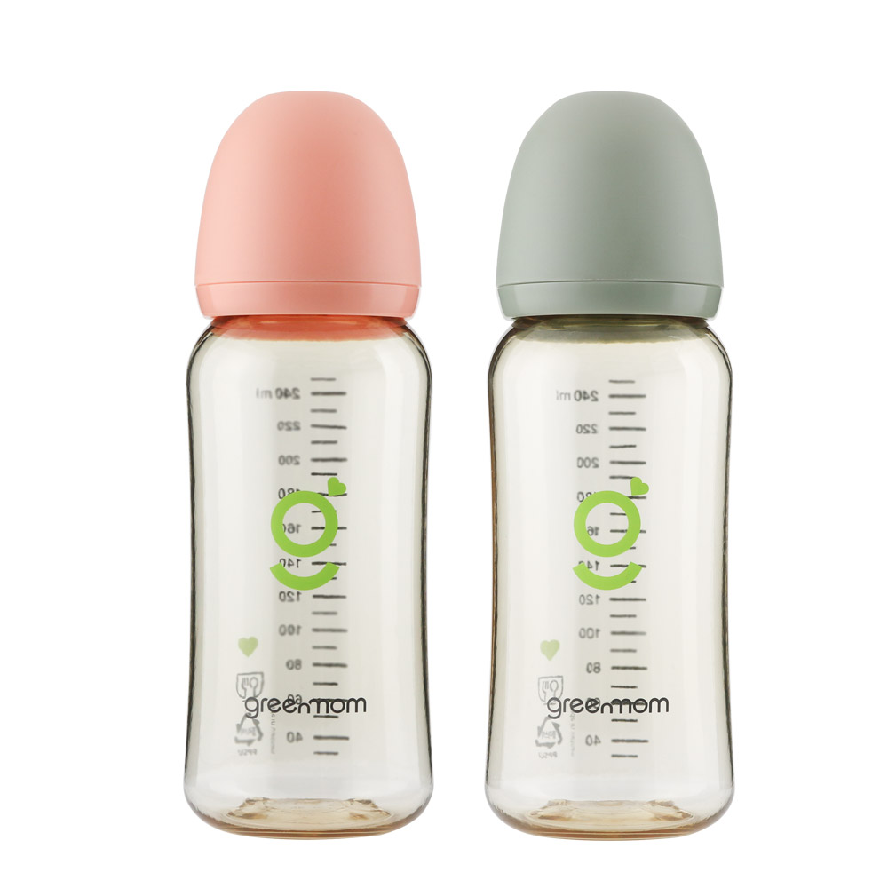 [트윈팩] 그린맘 베이직 PPSU 슬림형 250ml 노꼭지 젖병 - 상세 이미지 4