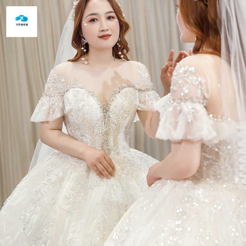 드레스복 빈티지 스냅웨딩 촬영용 웨딩드레스 - 상품 이미지