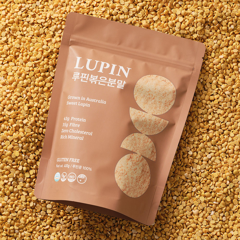 루피니빈 루핀볶은분말 가루 1200g 다이어트 쉐이크 아침 식사대용 선식(400gx3팩) - 상세 이미지 2