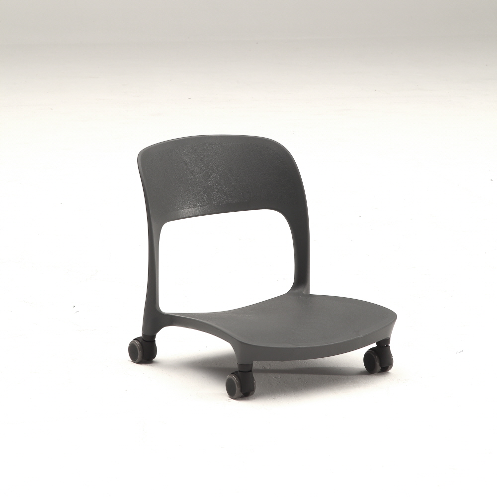 바퀴달린 이동식 좌식의자 거실 앉은뱅이 등받이 수유 의자 카페 다락방 인테리어