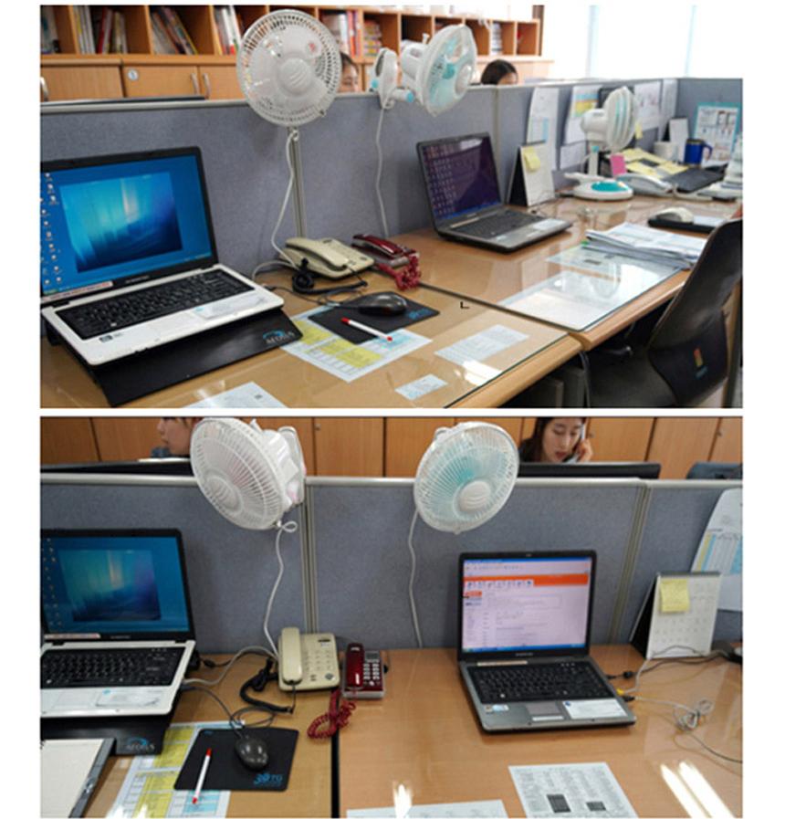 2층 침대 선풍기 집게 선풍기 대형 병원 침대용 선풍기 - 상세 이미지 3